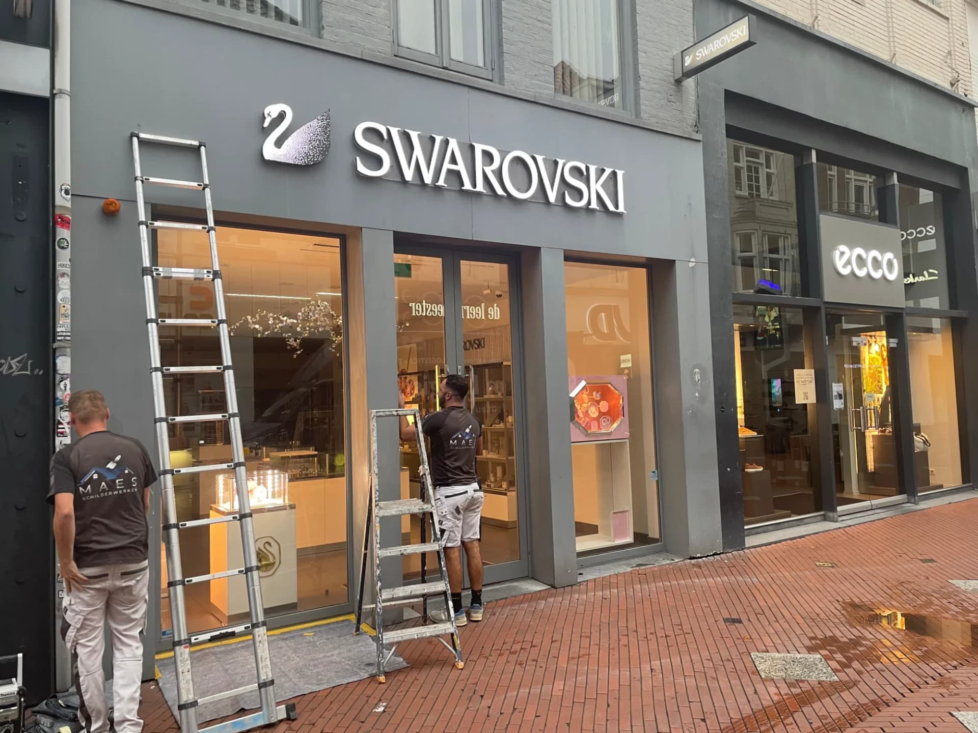 Maes Schilderwerken aan het werk
